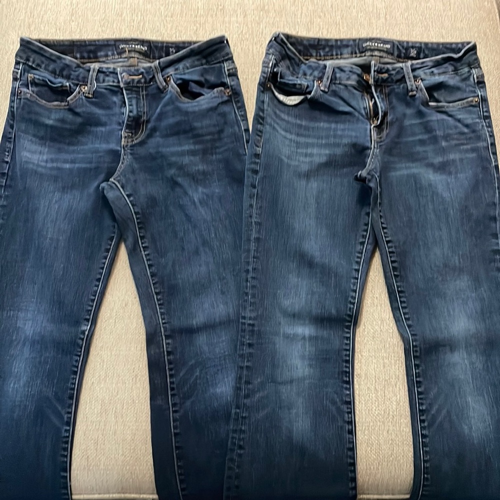 Two Pairs Lucky Jeans Lolita Boot Cut Size 6/28 Ankle